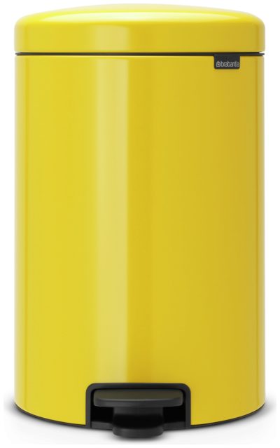 Brabantia newIcon 20 Litre Pedal Bin - Yellow.